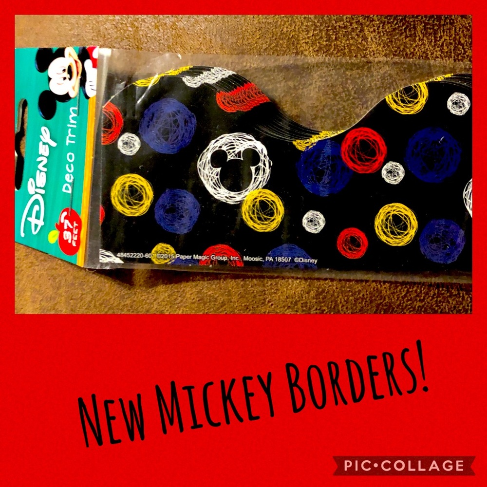 New Mickey Bulletin Board Borders!